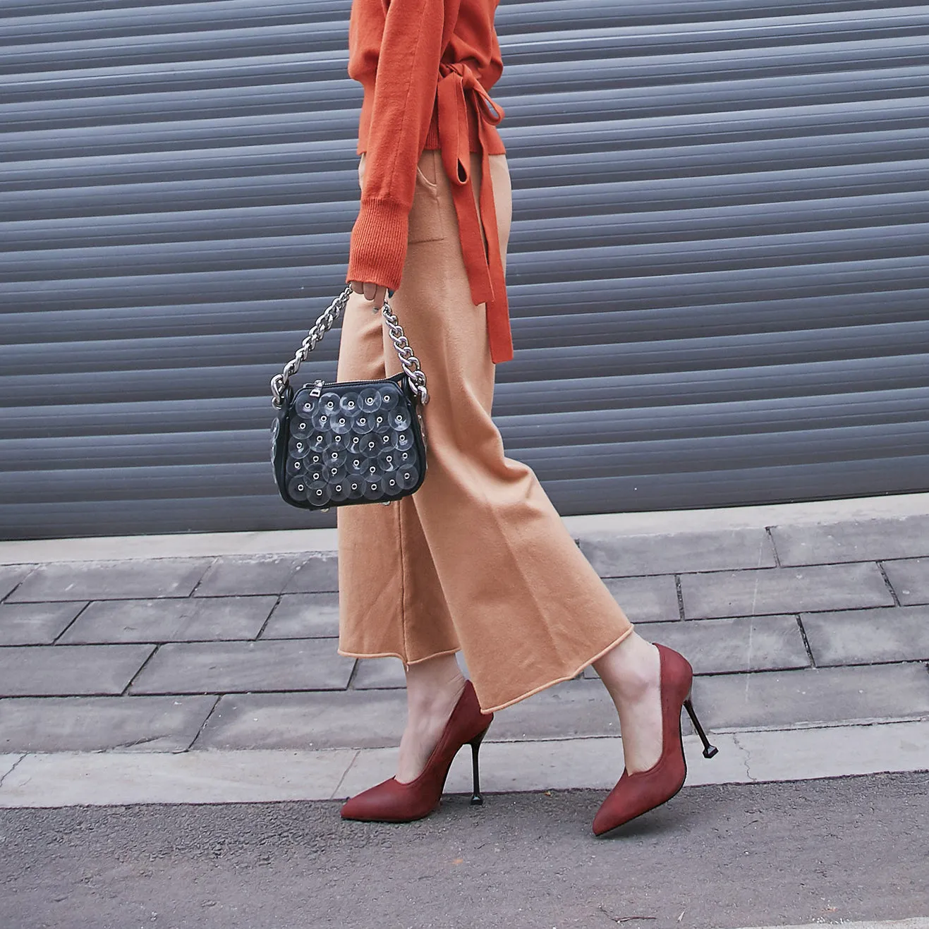 Bigsizeheels Sexy stilettos from Sier magazine- Wine red
