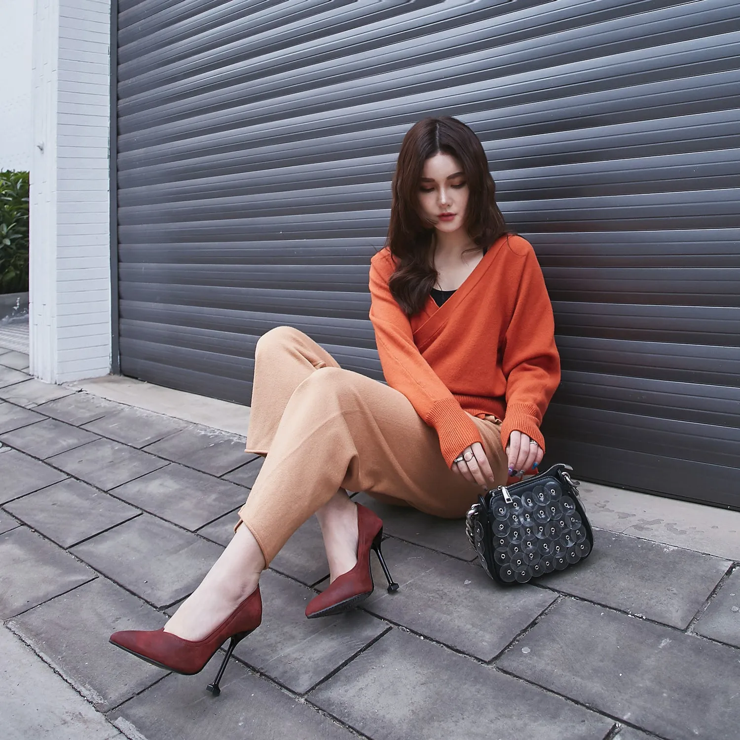 Bigsizeheels Sexy stilettos from Sier magazine- Wine red