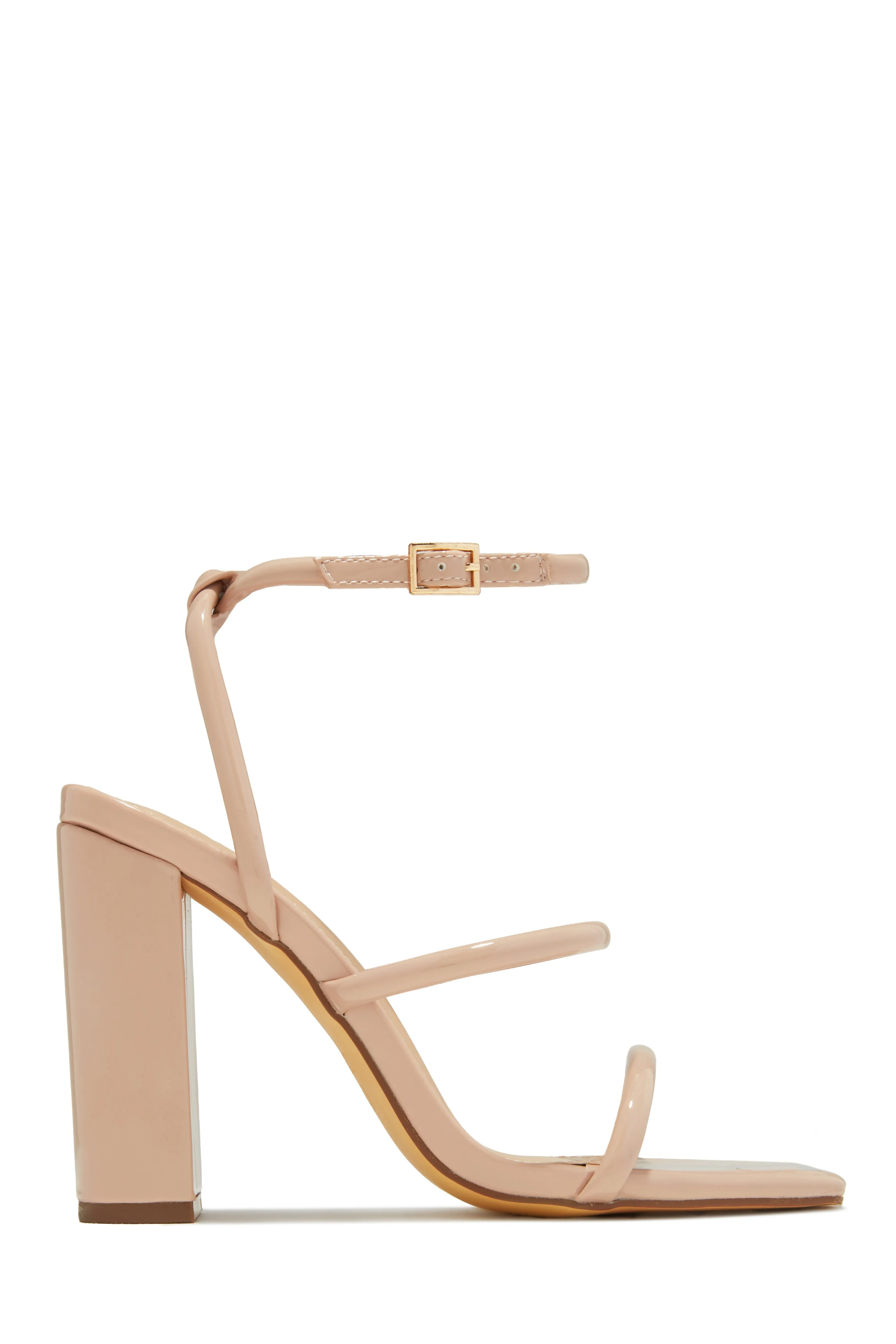 Elegant Nude Emalia Block Heels for All-Day Comfort and Style