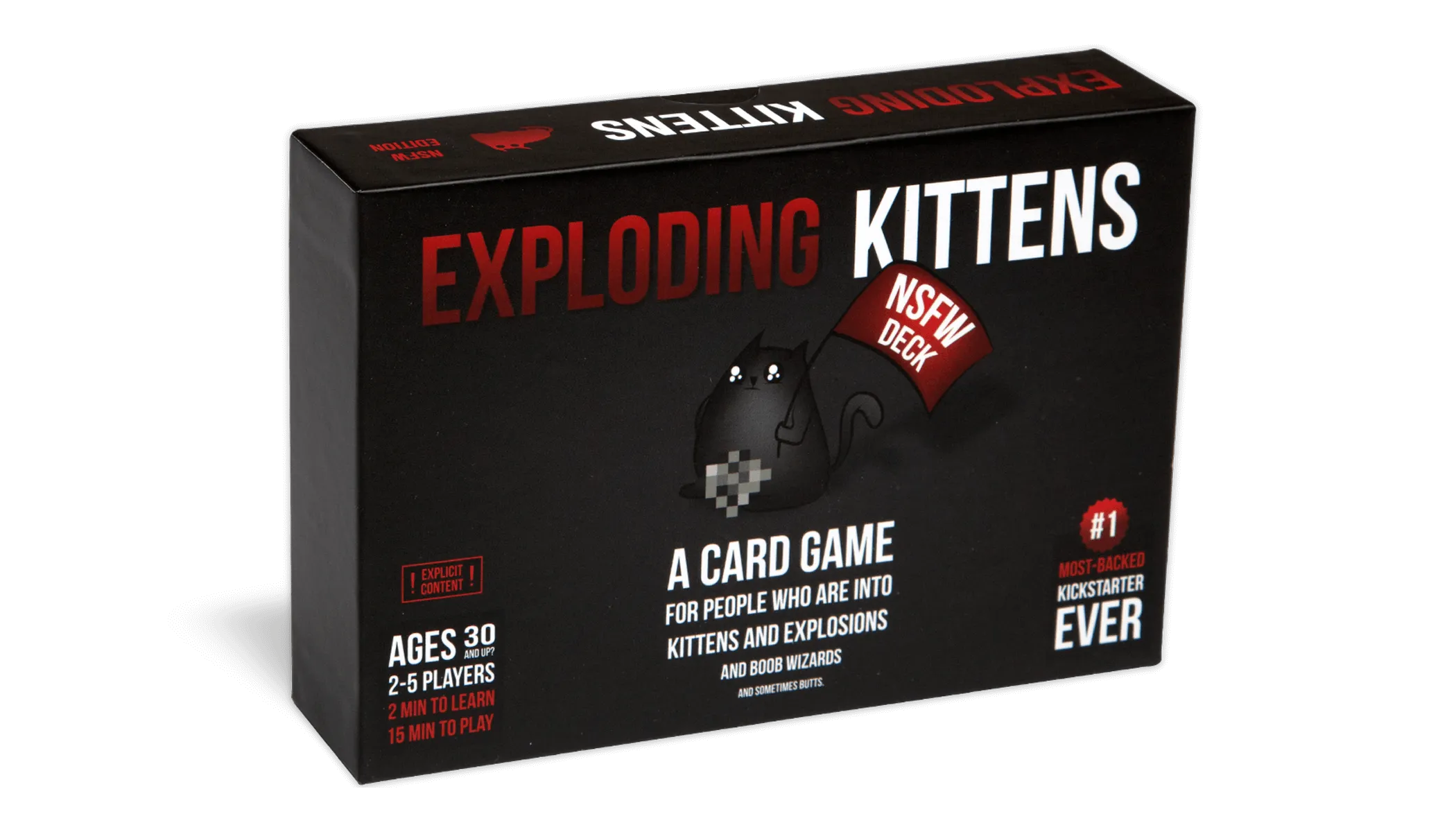 Sure, heres a more optimized title for the product:

Exploding Kittens: NSFW Edition - Hilarious Adult Card Game with Mature Content