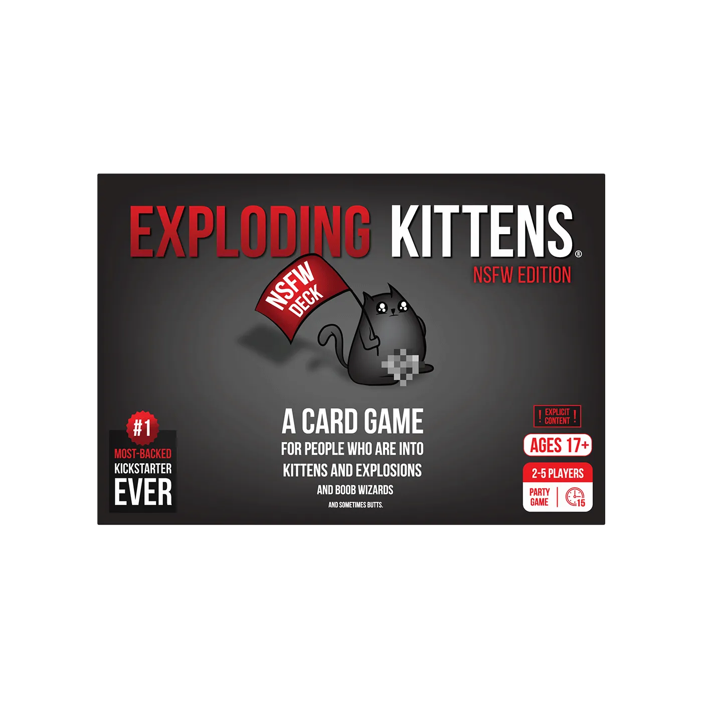 Sure, heres a more optimized title for the product:

Exploding Kittens: NSFW Edition - Hilarious Adult Card Game with Mature Content