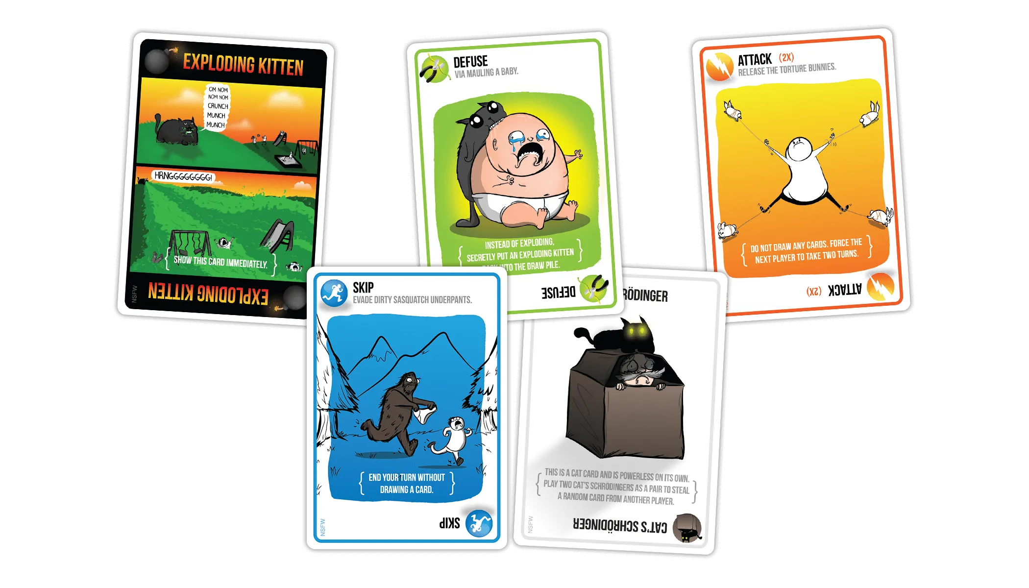 Sure, heres a more optimized title for the product:

Exploding Kittens: NSFW Edition - Hilarious Adult Card Game with Mature Content