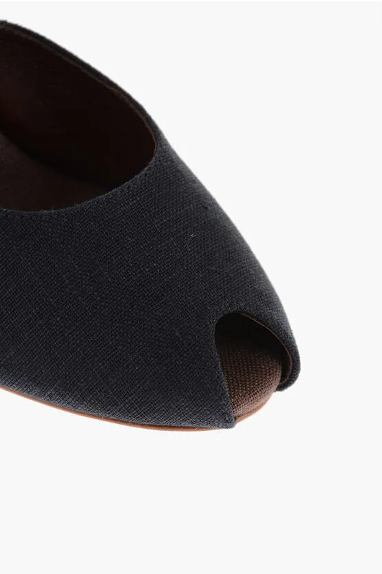Giaborghini GIA COUTURE Open Toe Linen ROSIE