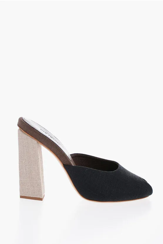 Giaborghini GIA COUTURE Open Toe Linen ROSIE