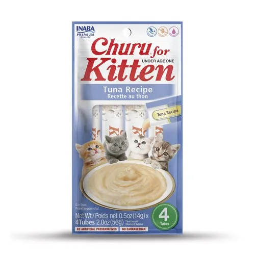 Inaba Churu Kitten Tuna - Cat Treat - 4X14 G