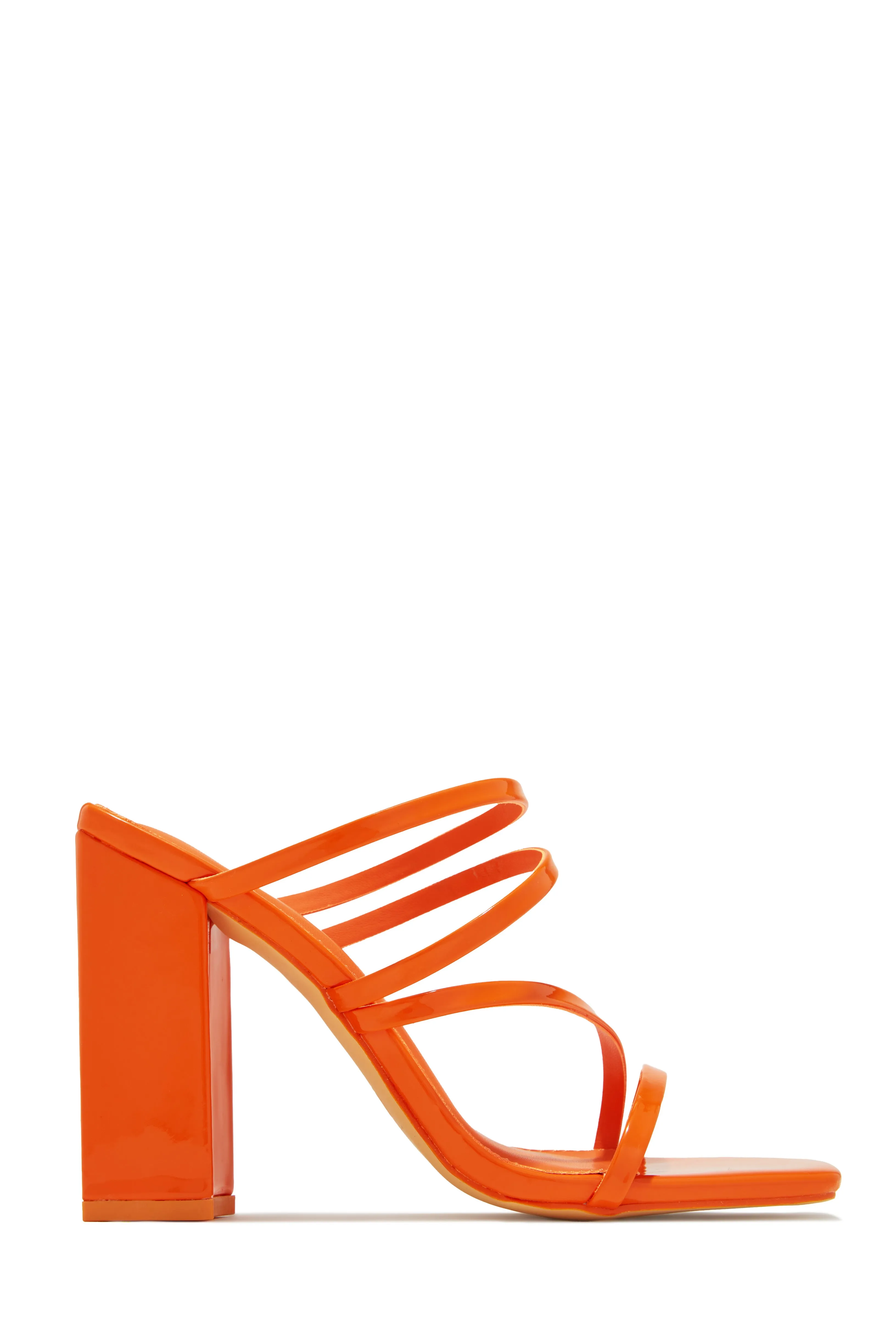 Jaziel Block Heel Mules - Nude