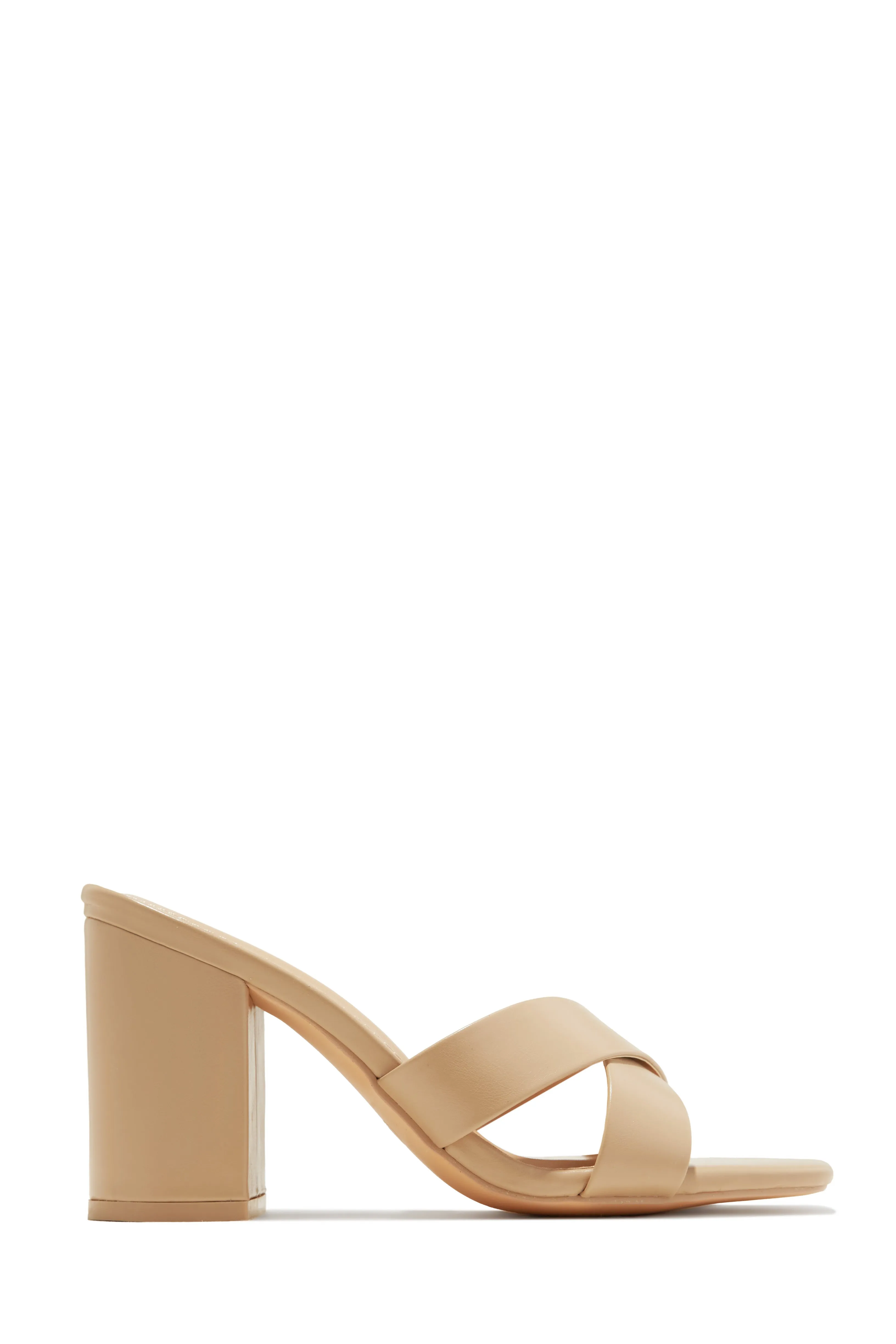Joana Block Mid Heel Mules - Black