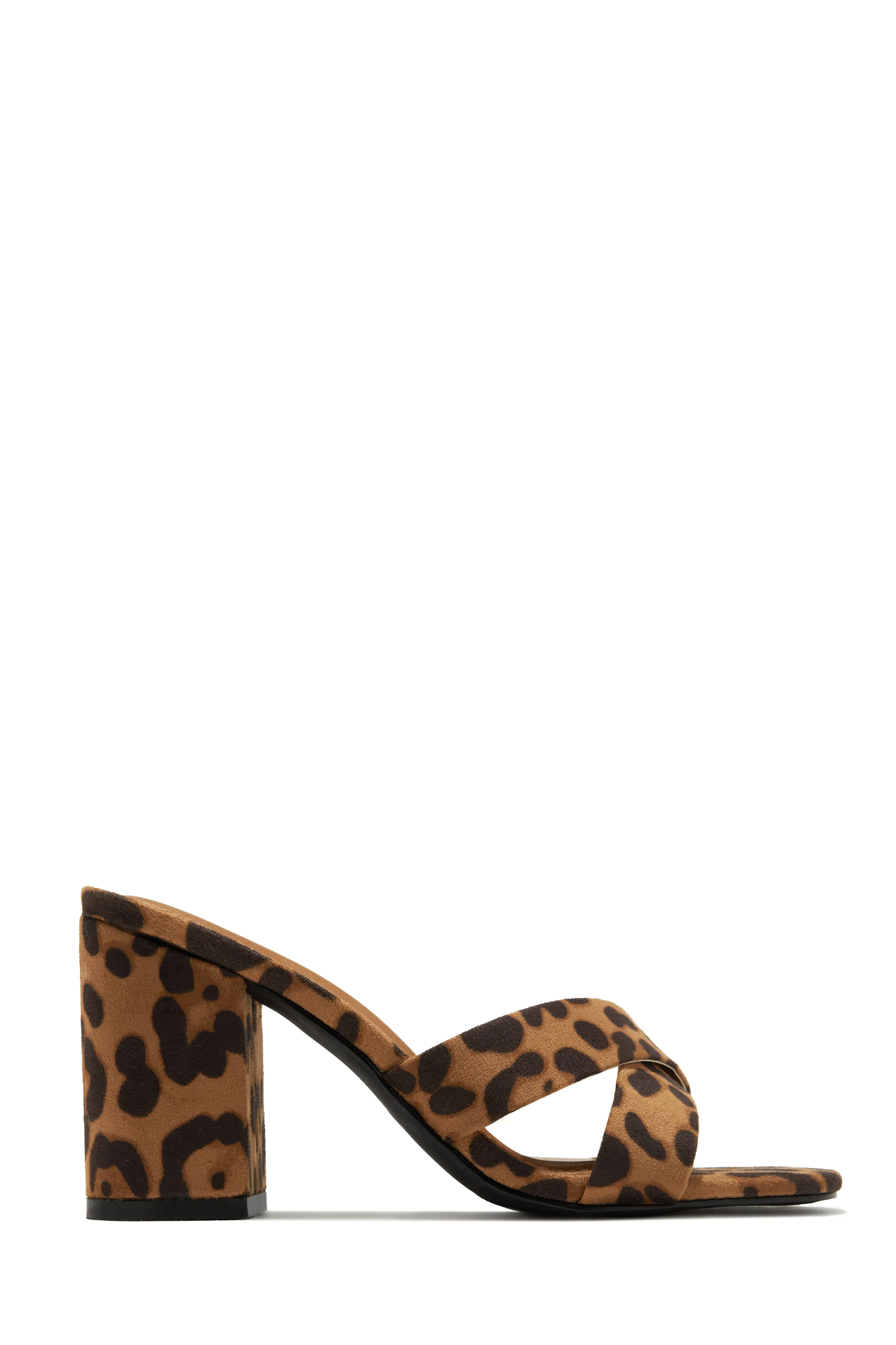 Joana Block Mid Heel Mules - Black