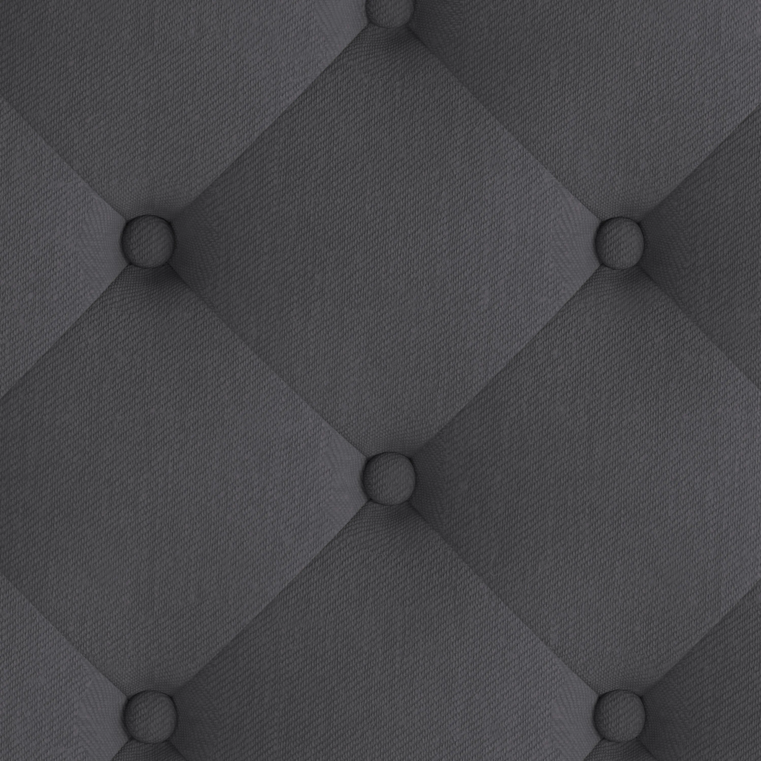 King Platform Bed-Dark Gray SL-BK4-K-DG-GG