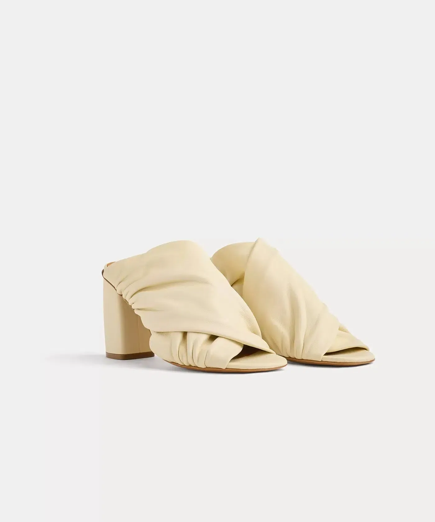 Nappa leather heeled Sandals