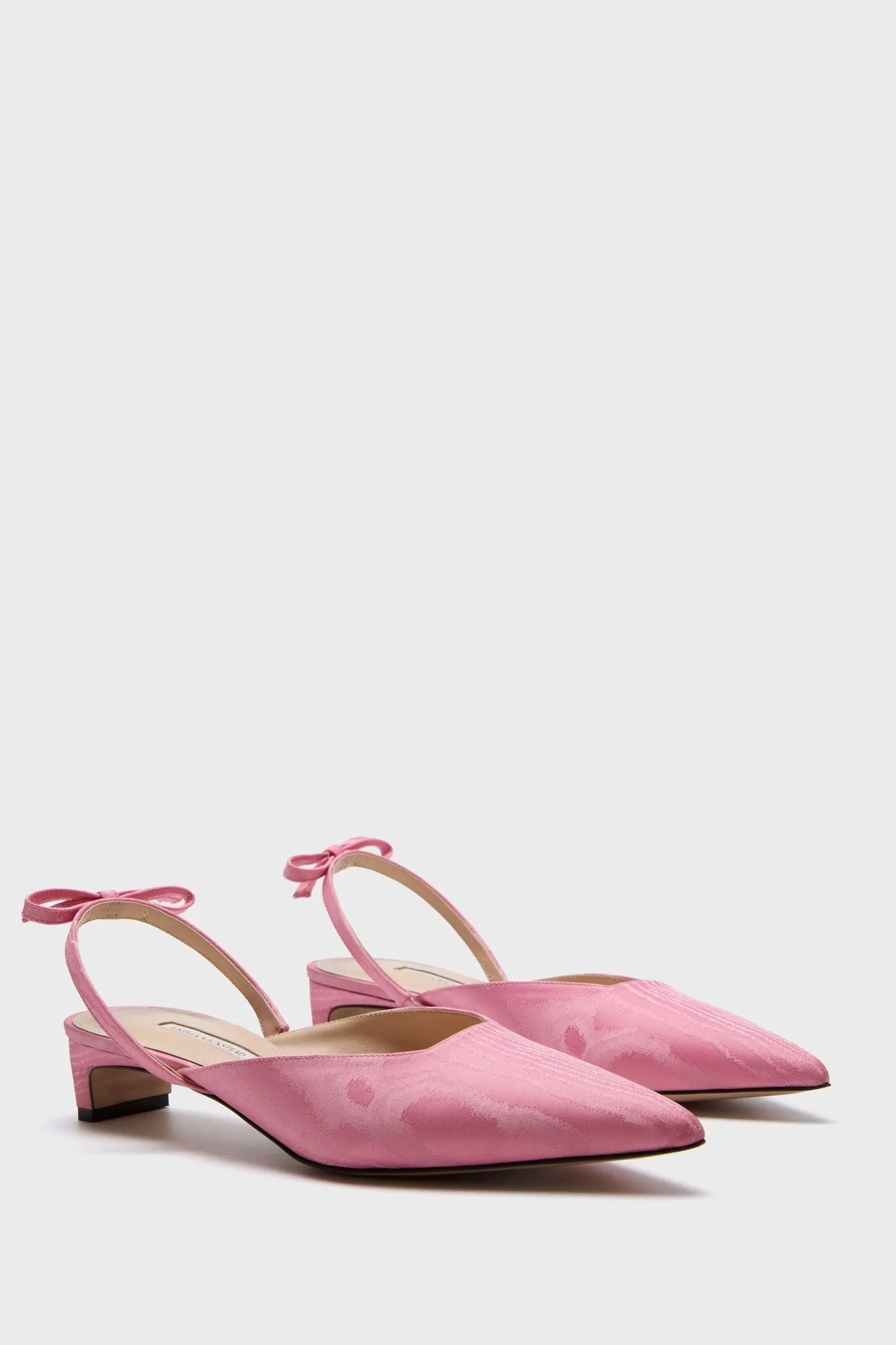 Pink Konna Mikado Kitten Heels